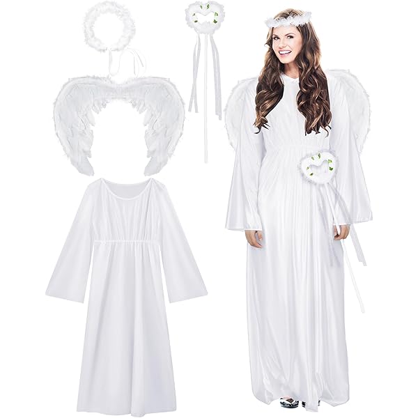 Amazon.com: Eurzom Halloween Angle Costume for Girls